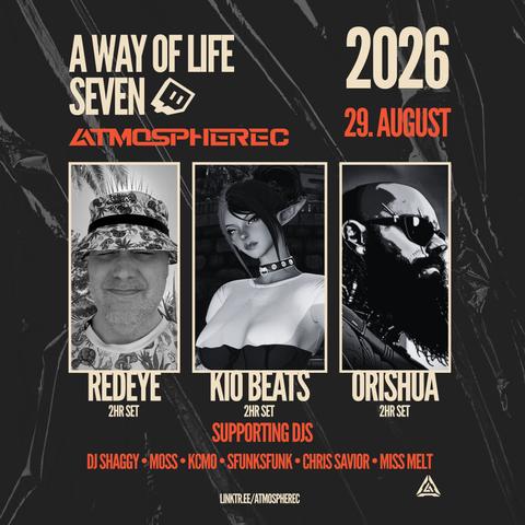 DJ MELT - ATMOSPHEREC VR - AWOL VII - AUGUST 29TH 2026封面